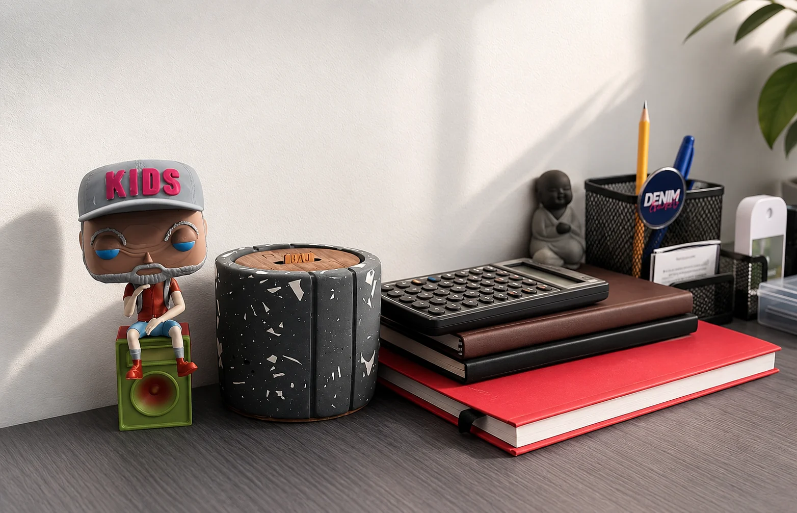 Figura KIDS y contenedor impresos en 3D — KLP Printed